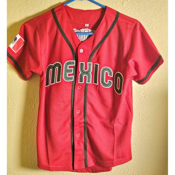 Other - NEW-Red Mexico World Baseball Classics‎ Jersey-#56-Arozarena Child Medium